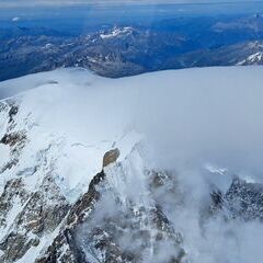Flugwegposition um 14:06:35: Aufgenommen in der Nähe von 11013 Courmayeur, Aostatal, Italien in 5098 Meter
